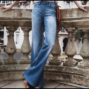 Madewell Blue Maribel Wash High Rise Flea Market Flare Jeans Size 31